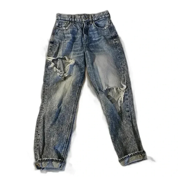 American Eagle Outfitters Denim - American Eagle Distressed Jeans - Relaxed Fit
